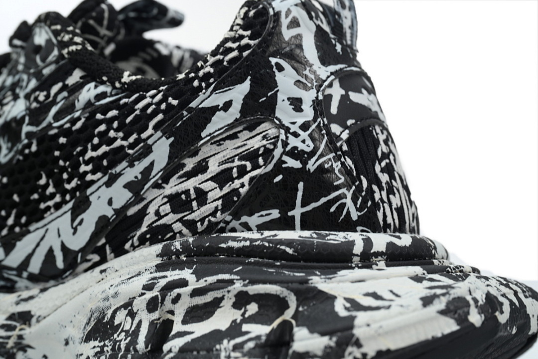  God Batch Balenciaga 3XL Luminous Black Graffiti 734731 W3XDC 0236
