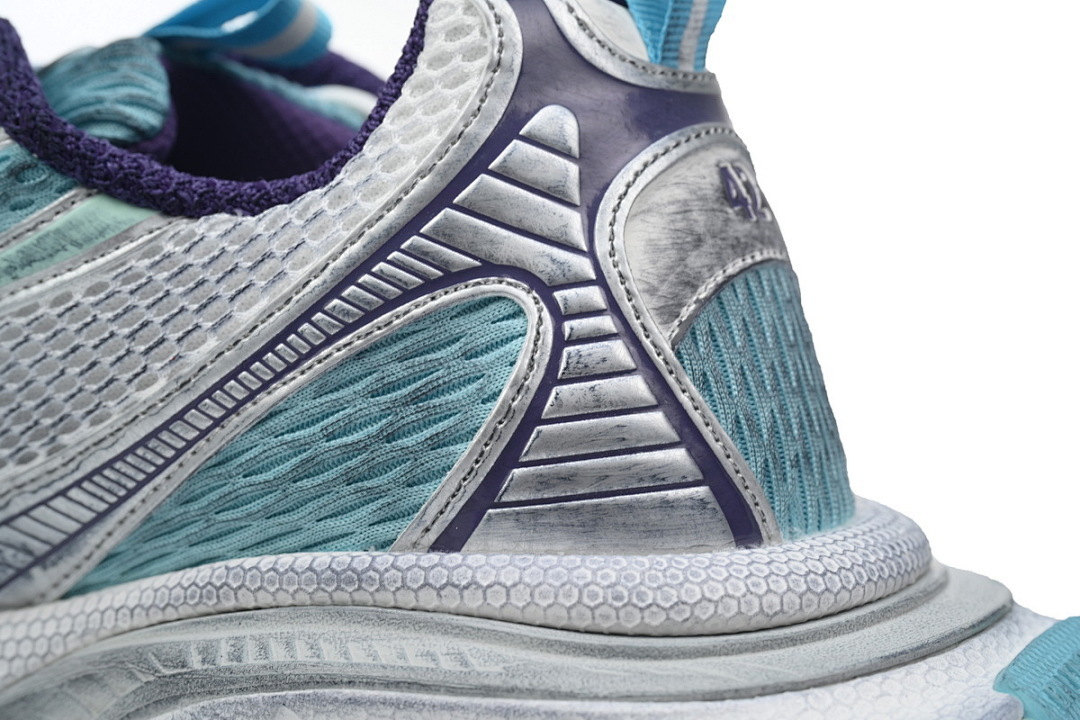  God Batch Balenciaga 3XLWhite Silver Blue 734734 W3XL5 4095 