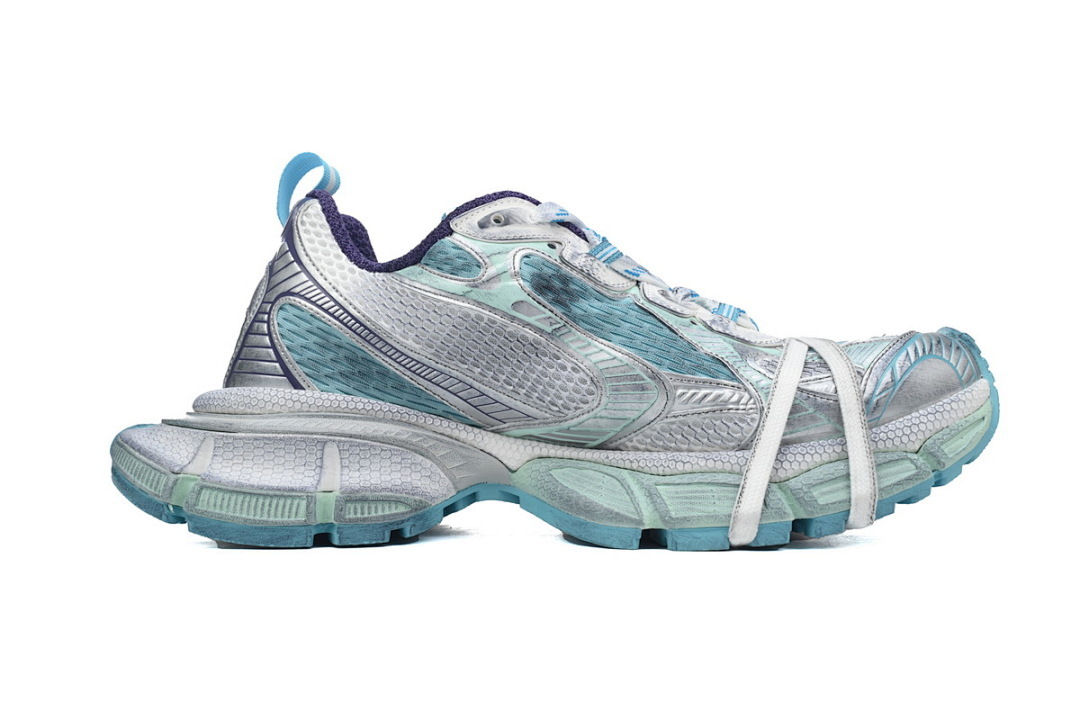  God Batch Balenciaga 3XLWhite Silver Blue 734734 W3XL5 4095 