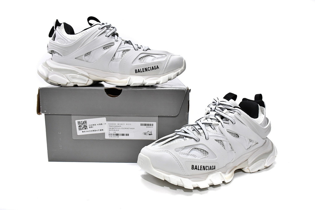 Balenciaga Track White Black 542023 W3AC1 9010 (LED)