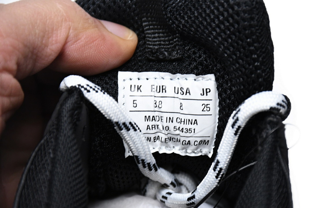 Balenciaga Triple S Black Green 544351 W09ON 1047 