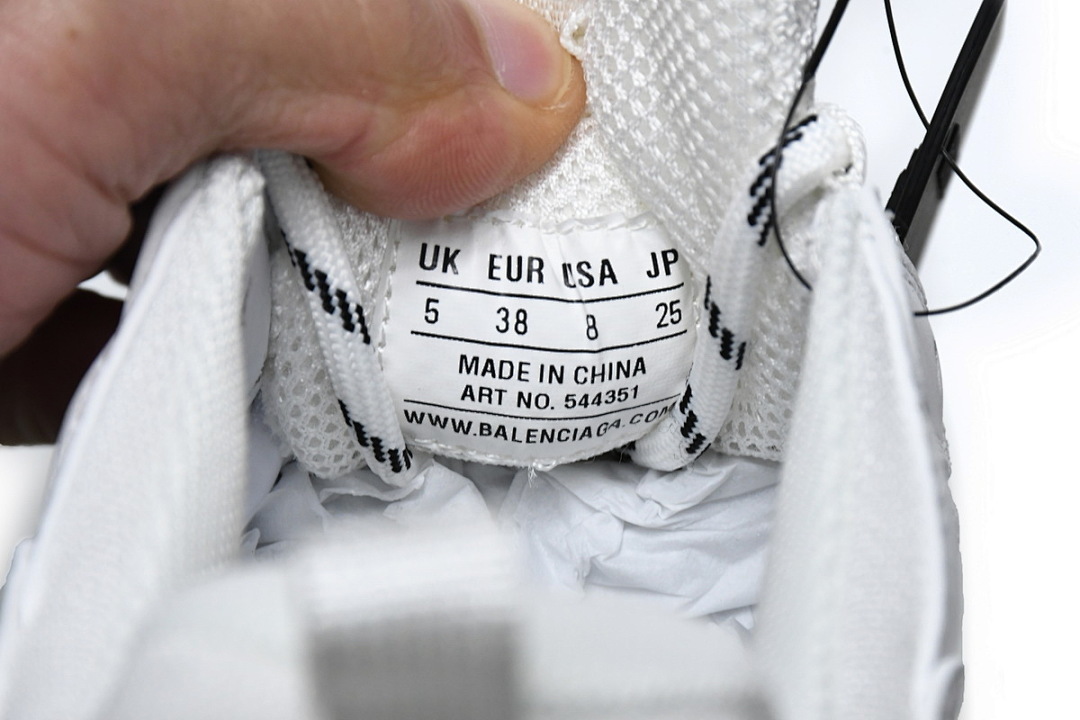 Balenciaga Triple S White Green 544351 W0901 9010 