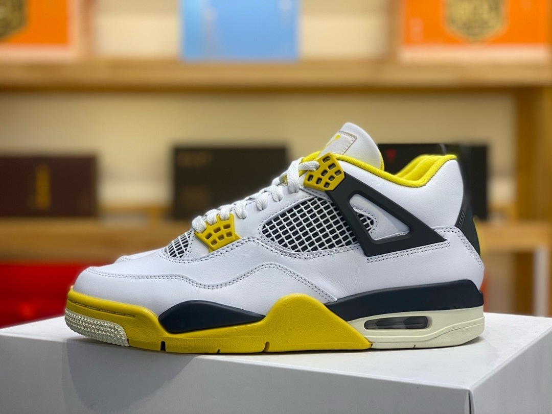 God Batch AIR JORDAN 4 VIVID SULFUR AQ9129-101