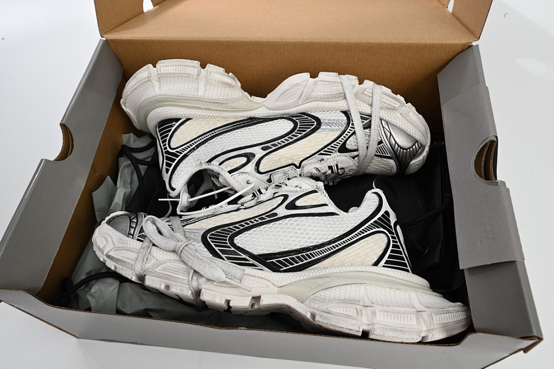  God Batch Balenciaga 3XL Silver Rice White Black  542229 W1RB5 0352