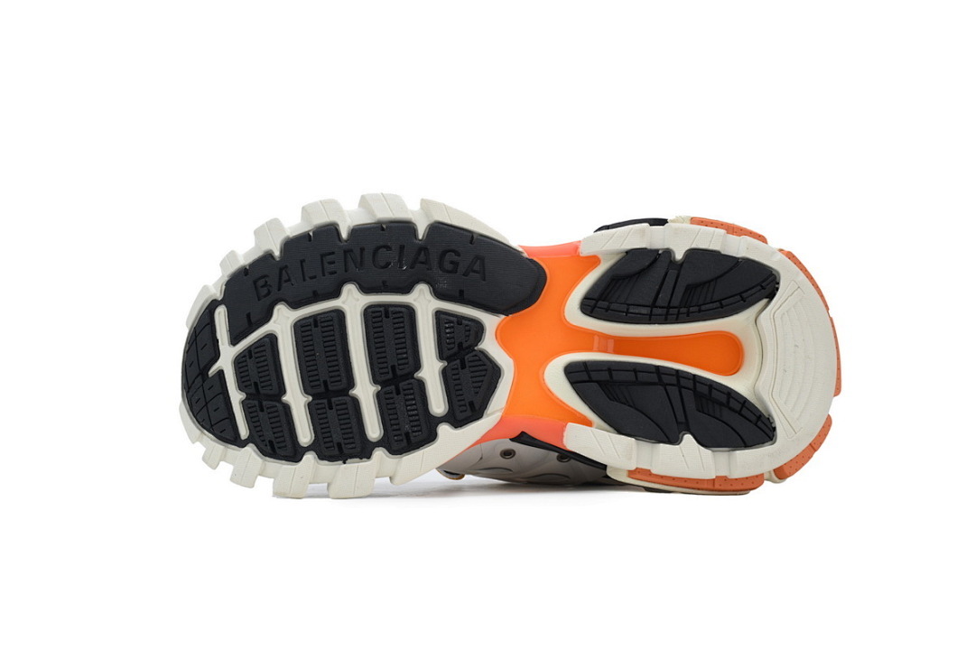 copy of Balenciaga Track Sneaker White Orange (LED)