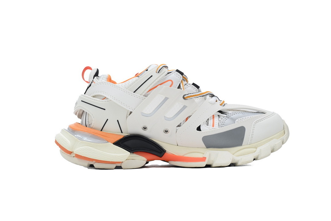 copy of Balenciaga Track Sneaker White Orange (LED)