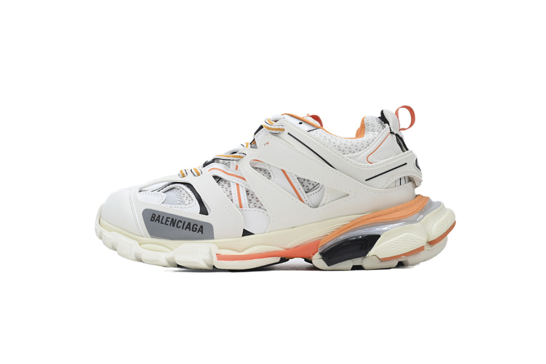 copy of Balenciaga Track Sneaker White Orange (LED)