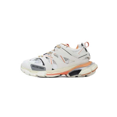 copy of Balenciaga Track Sneaker White Orange (LED) 01