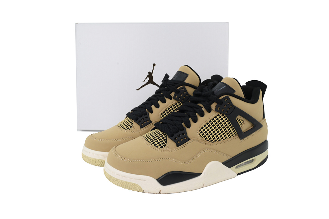 God Batch Air Jordan 4 Retro Pearl Milk Tea AQ9129-200
