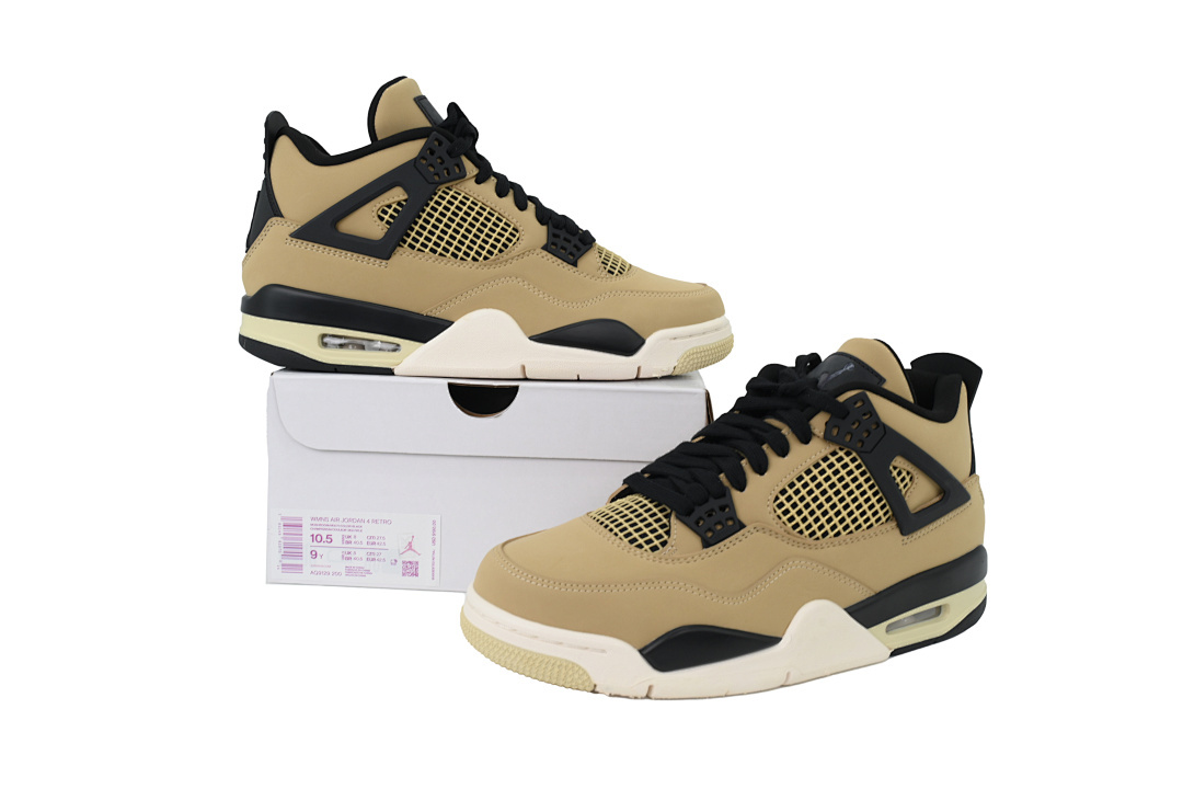 God Batch Air Jordan 4 Retro Pearl Milk Tea AQ9129-200