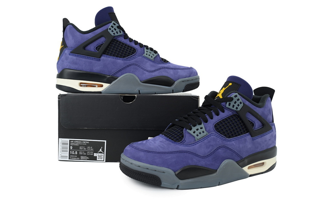 God Batch Air Jordan 4 Retro Imperial Purple  FV5029-500 