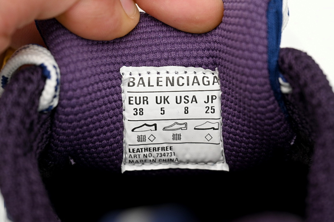 God Batch Balenciaga 3XL Silver Red and Blue  542229 W1RB5 0513