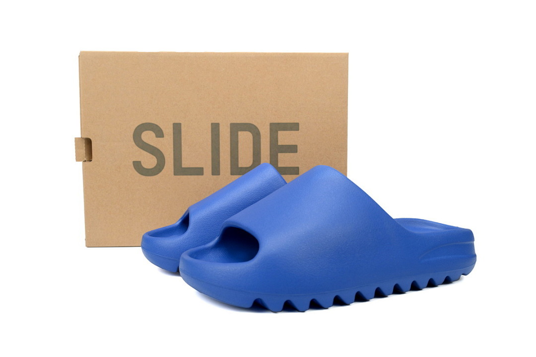  God  Batch  adidas Yeezy Slide Blue ID4133