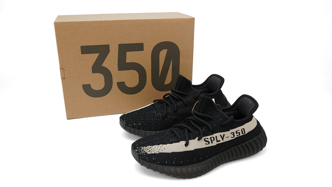 God Batch adidas Yeezy Boost 350 V2  Black White BY1604