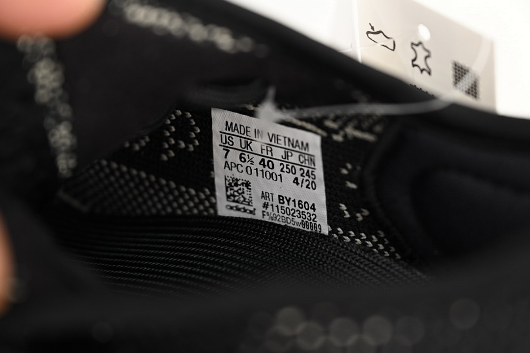 LJR Batch adidas Yeezy Boost 350 V2  Black White BY1604