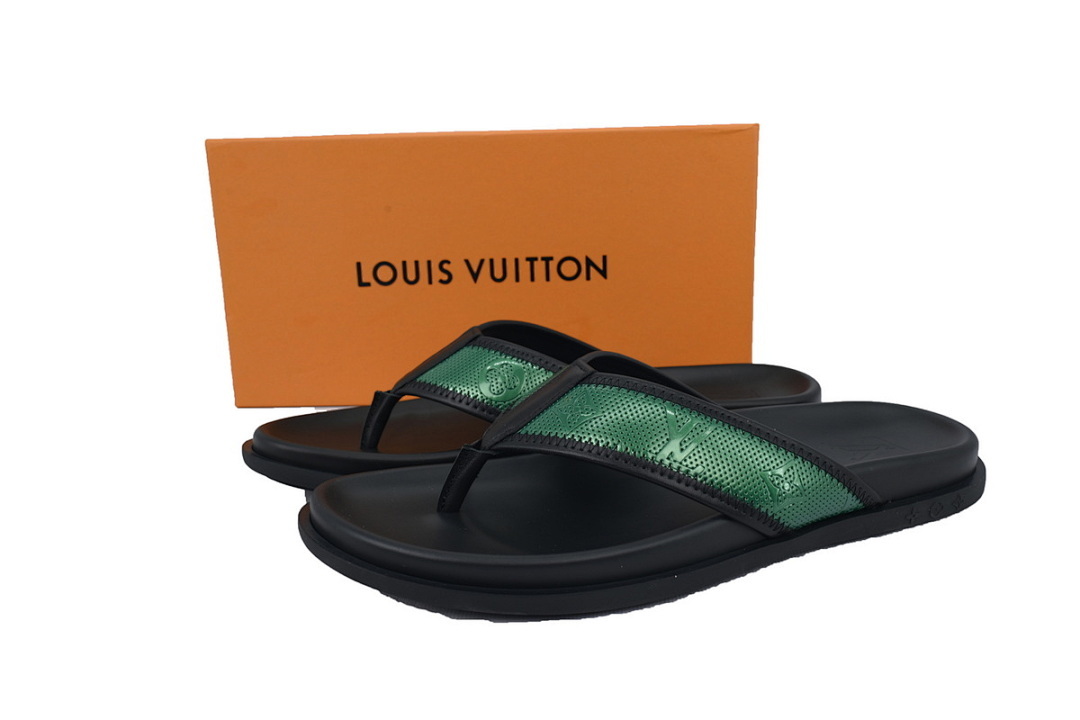 God  Batch LOUIS VUITTON Net Surface Black Green