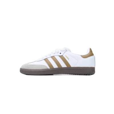 adidas Originals Samba OG 'Cloud White Brown Desert' JH8796  01