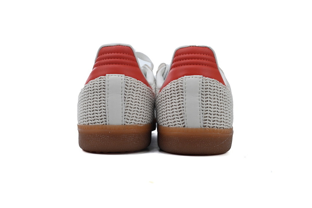 Adidas Samba OG 'Crystal White Preloved Red'  IG1380
