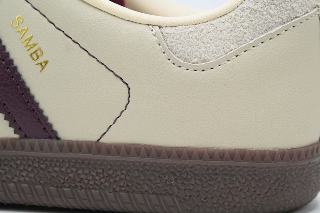 Adidas Originals Samba OG 'Wonder White Maroon'  IG1987 