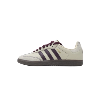 Adidas Originals Samba OG 'Wonder White Maroon'  IG1987  01
