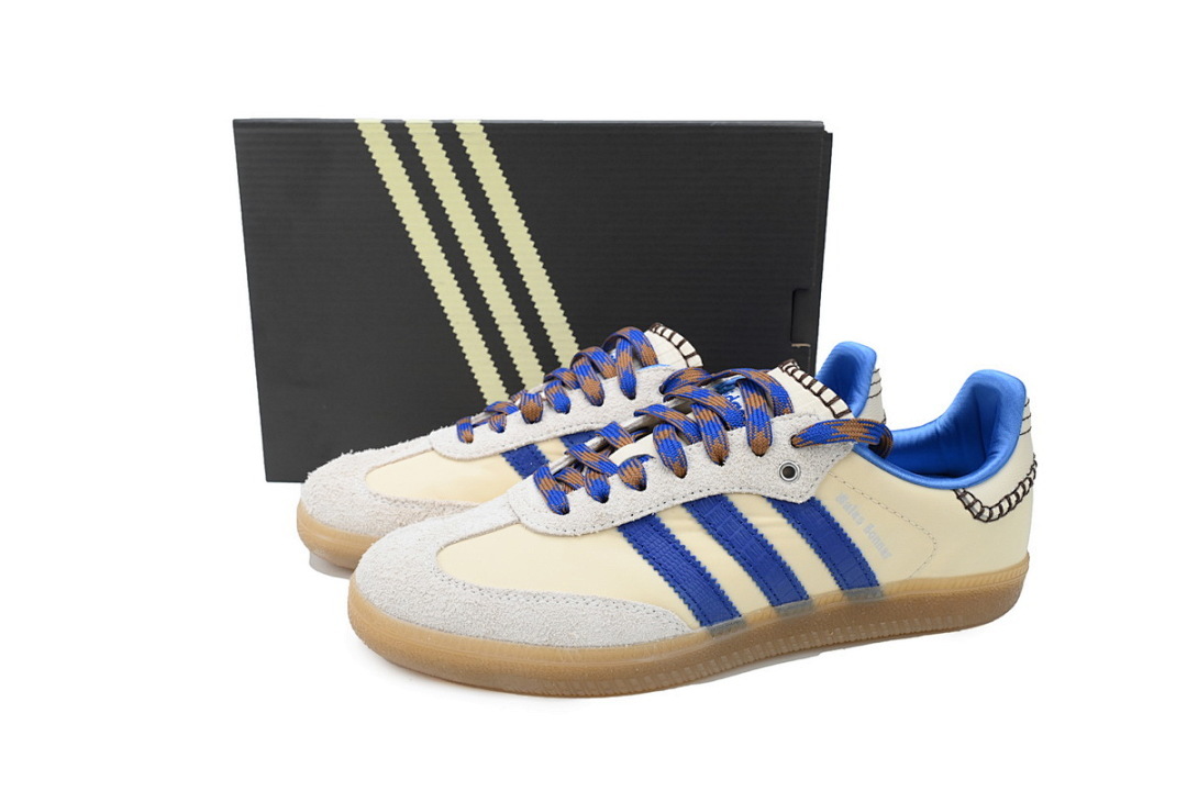 Adidas  Samba Nylon 'Wonder Clay Royal Blue'  Wales Bonner x IH7756
