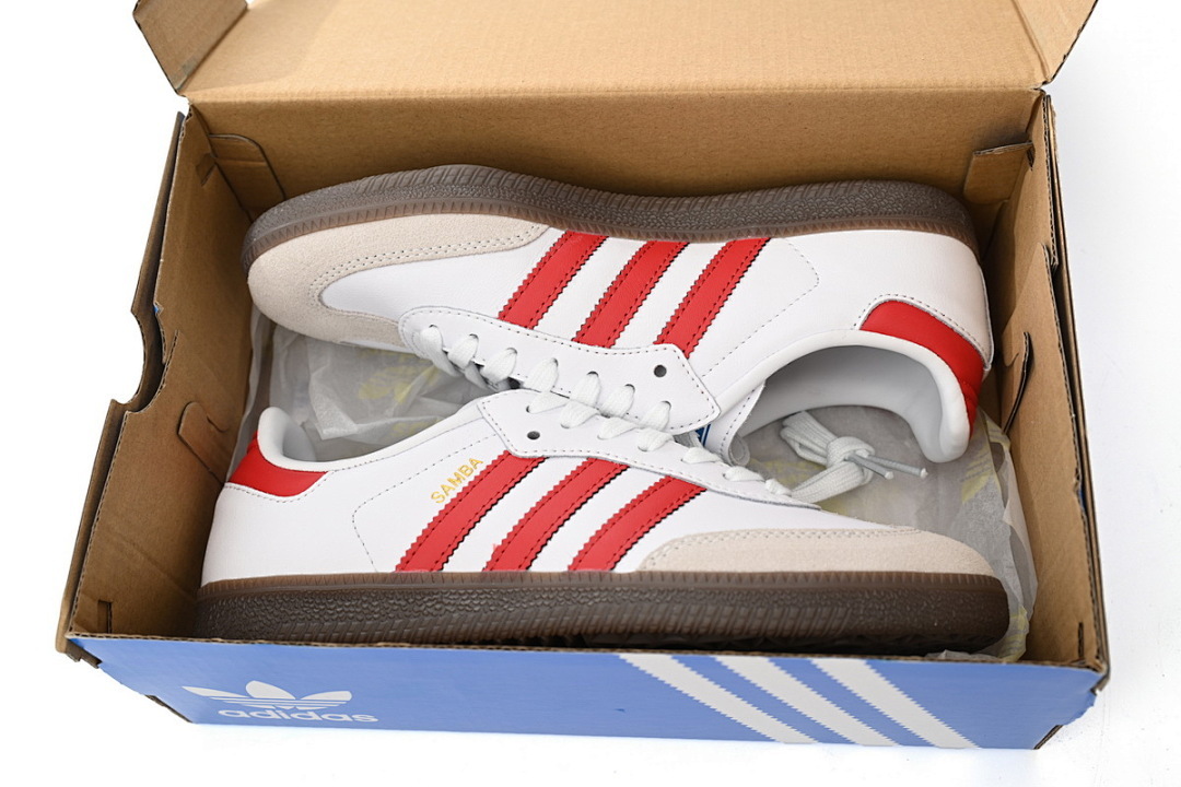  Adidas  Originals Samba Vegan /OG White Red IG1025