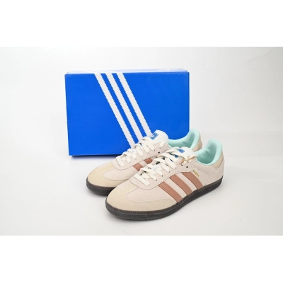 Adidas  Originals Samba Vegan /OG Black White Powder Brown ID2047 02