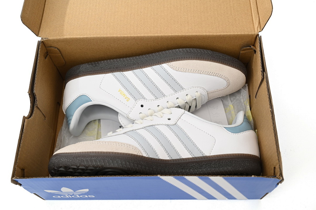 Adidas  Originals Samba Vegan /OG White Light Blue ID2055