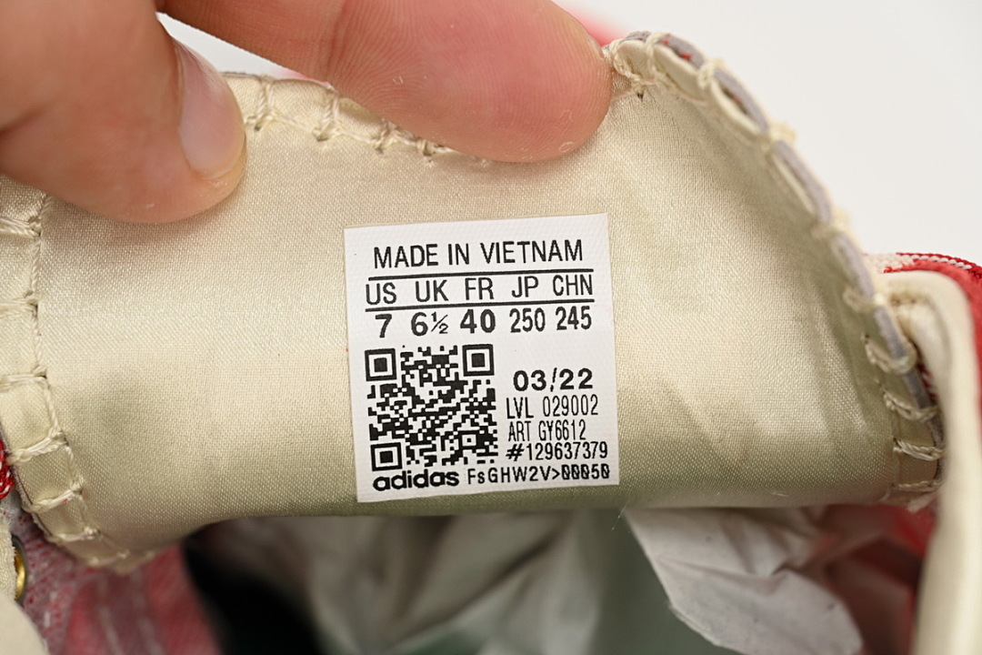 Adidas Wales Bonner x adidas Originals SAMBA White Red GY6612