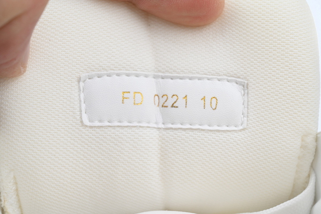 FC God Batch LOUIS VUITTON Trainer Gray White Rhinestones