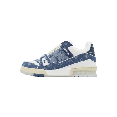 FC God Batch Louis Vuitton Trainer Blue  01