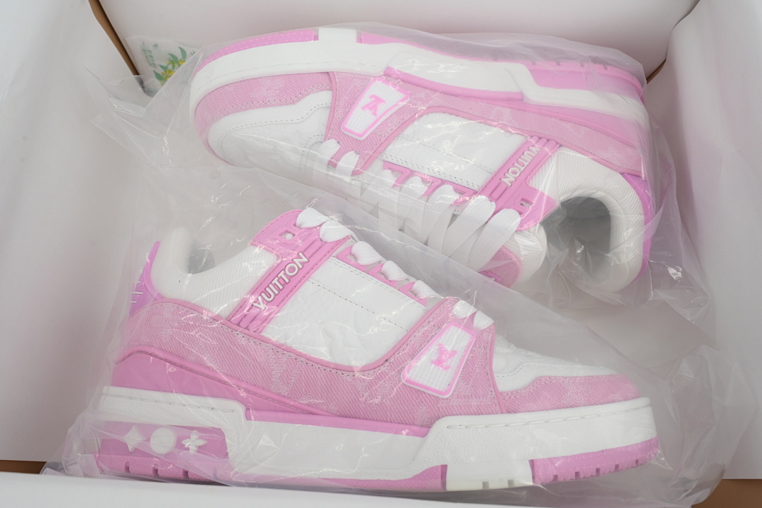 FC God Batch Louis Vuitton Trainer Pink Cowboy