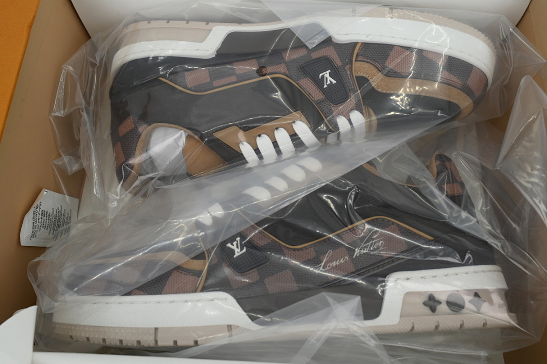 FC God Batch LOUIS VUITTON Trainer NIGO Co Branded Coffee Colors