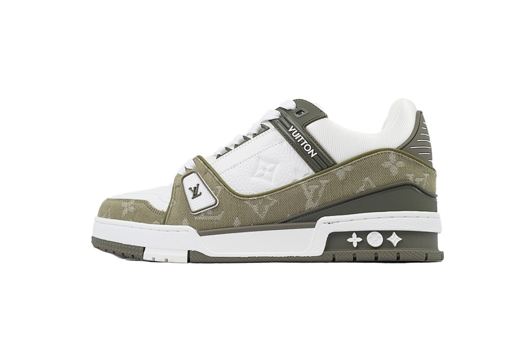 FC God Batch Louis Vuitton Trainer  Military Green Cowboy