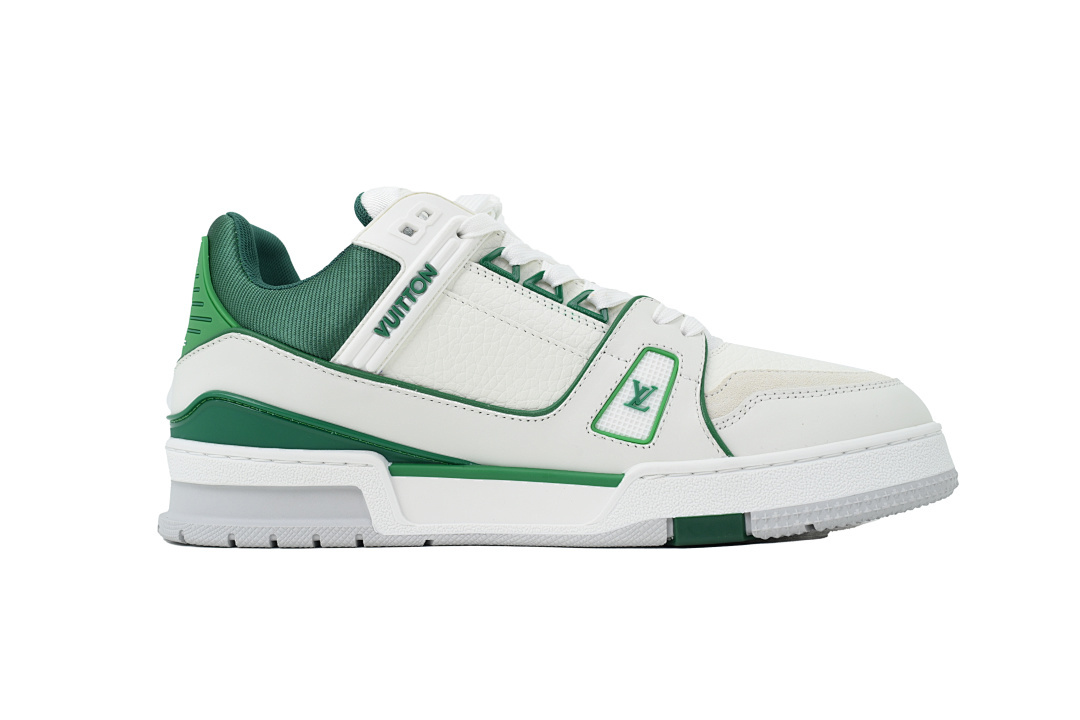 FC God Batch LOUIS VUITTON Trainer  New White Green 