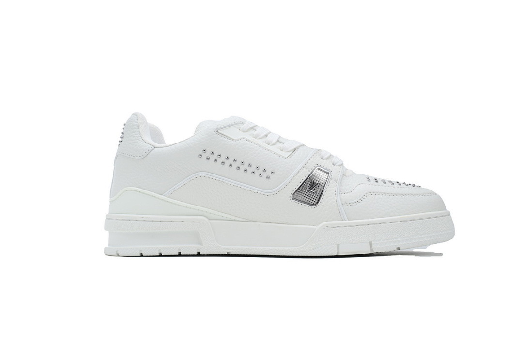 FC God Batch Louis Vuitton Trainer  White Rivets