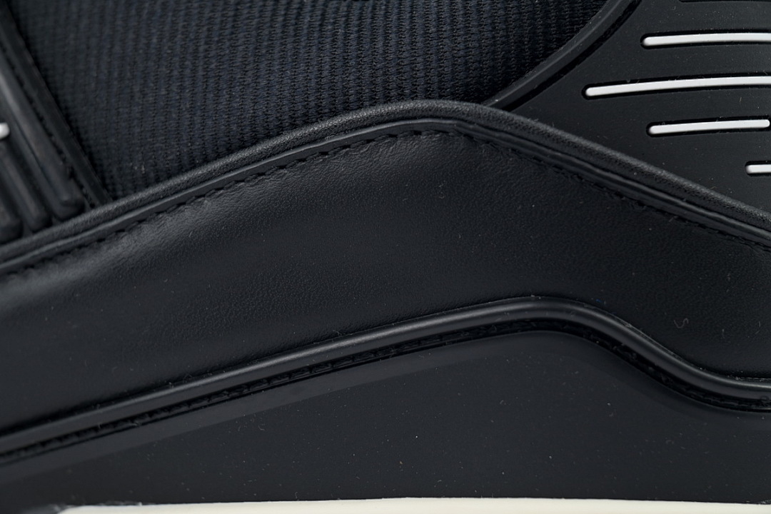 FC God Batch Louis Vuitton Trainer Black Skin And White Background