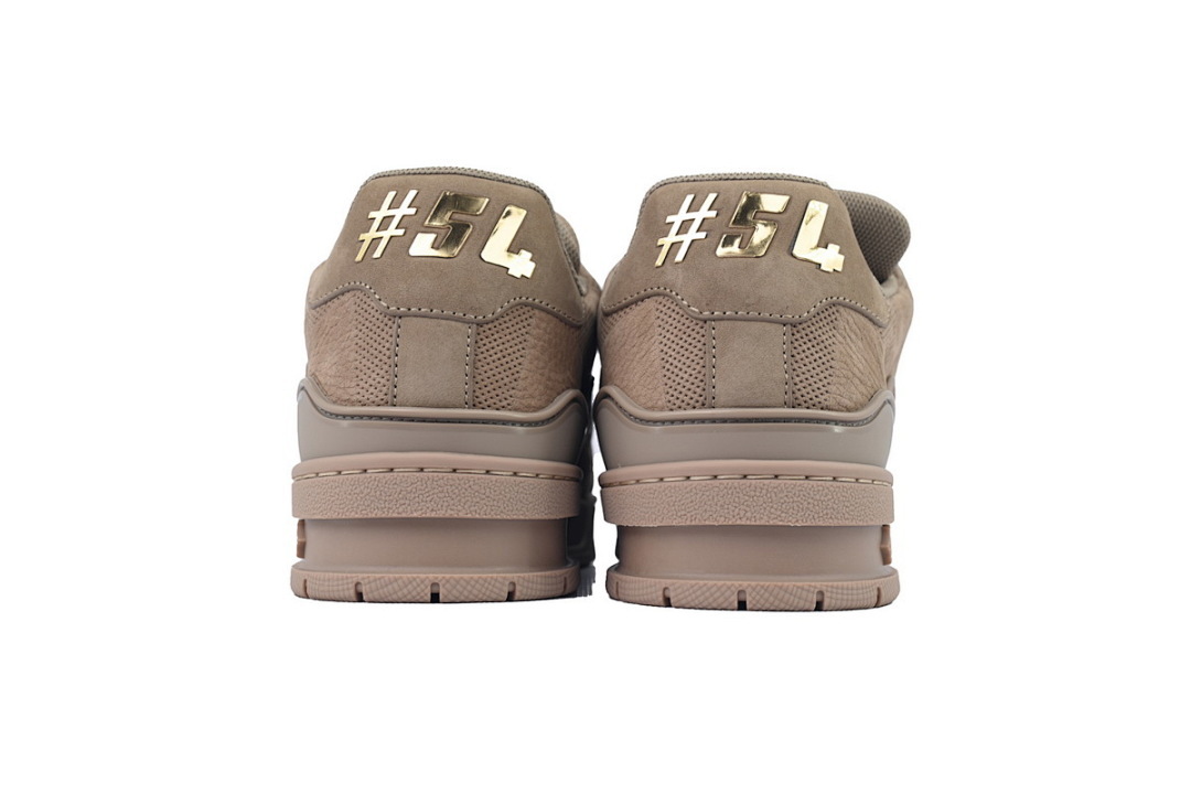 FC God Batch Louis Vuitton Trainer Brown Small Embossing