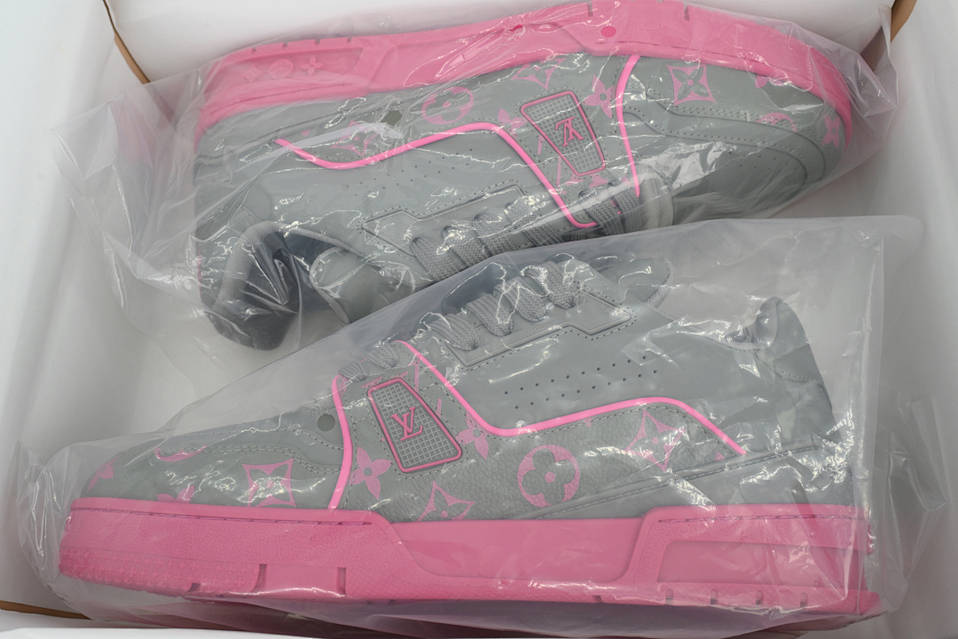 FC God Batch Louis Vuitton Trainer Dark Gray Color Printing