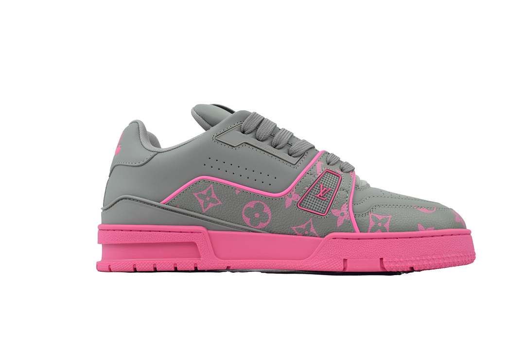 FC God Batch Louis Vuitton Trainer Dark Gray Color Printing