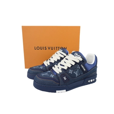 FC God Batch Louis Vuitton Trainer Deep Blue Cowboy 02