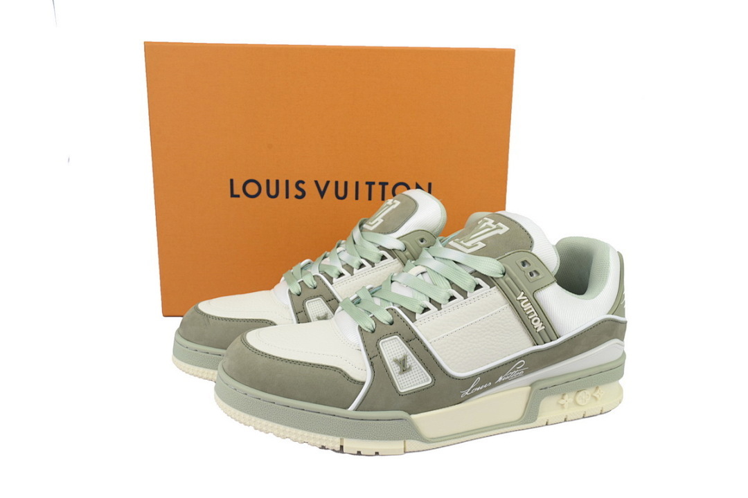 FC God Batch Louis Vuitton Trainer Frosted Green