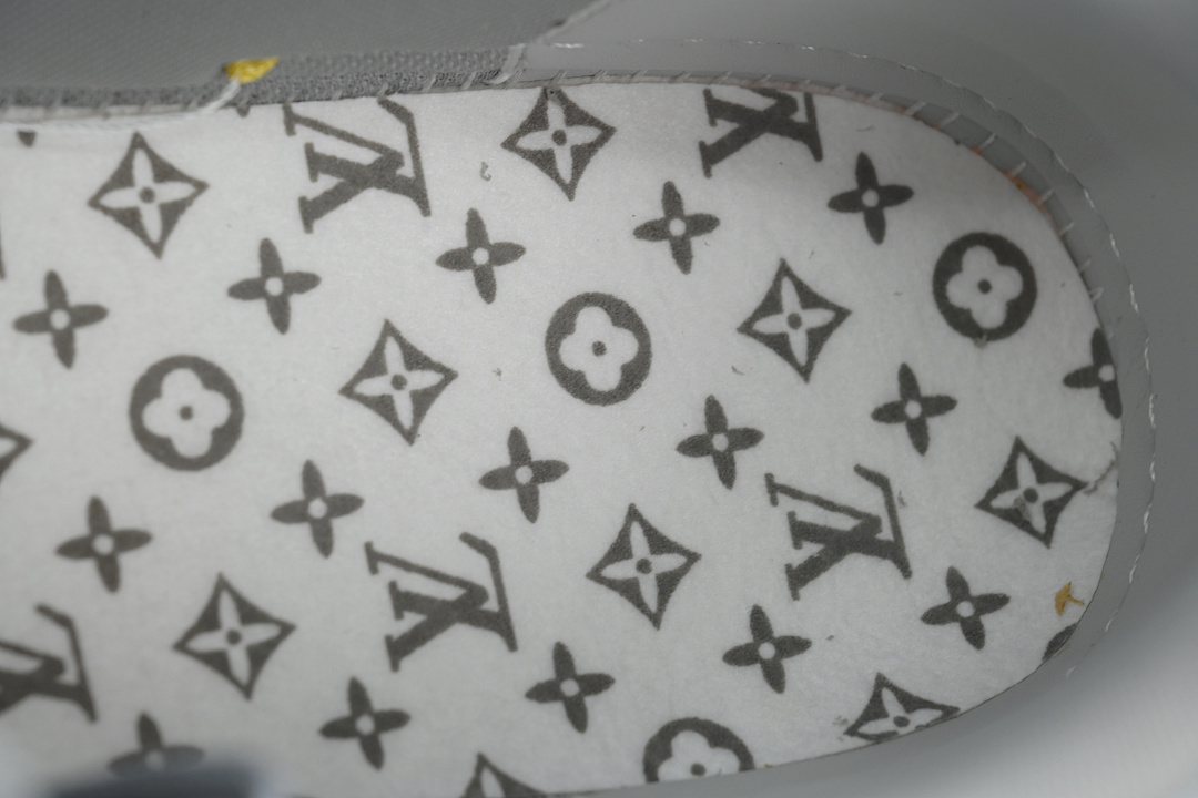 FC God Batch Louis Vuitton Trainer Grey Color Printing 