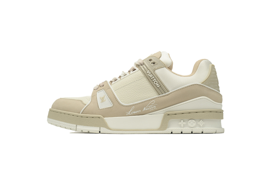FC God Batch Louis Vuitton Trainer Khaki 1