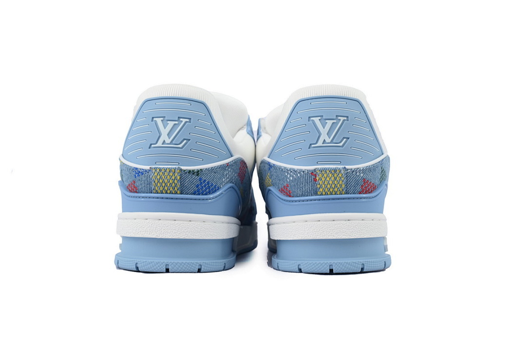  FC God Batch Louis Vuitton Trainer Purple Rivet