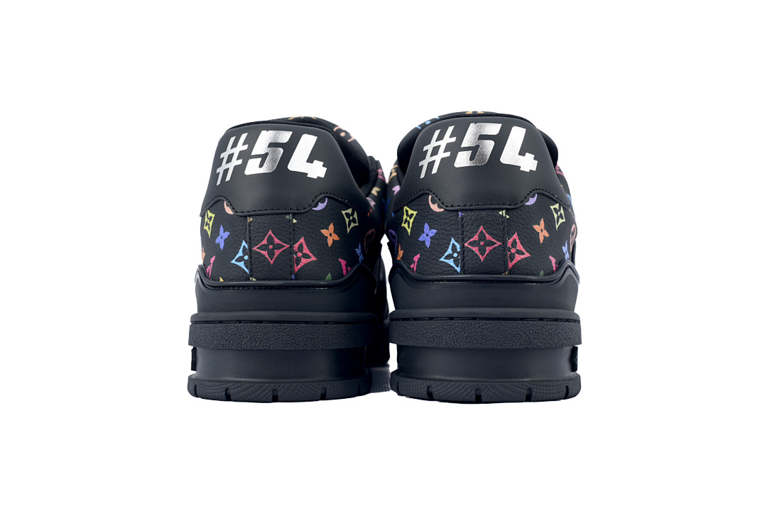 FC God Batch Louis Vuitton Trainer Murakami Takashi Black