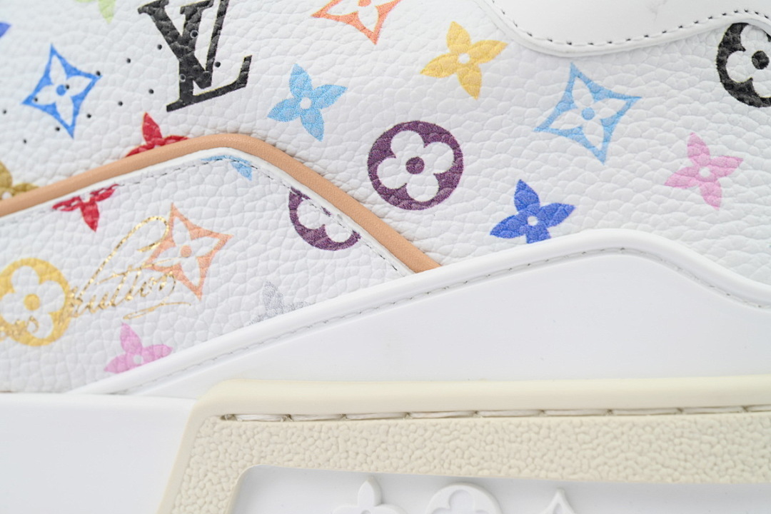 FC God Batch Louis Vuitton Trainer  Murakami Takashi White 