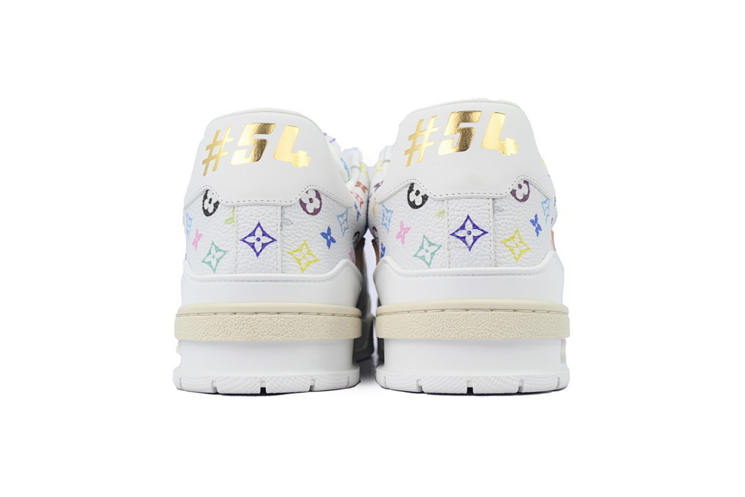 FC God Batch Louis Vuitton Trainer  Murakami Takashi White 