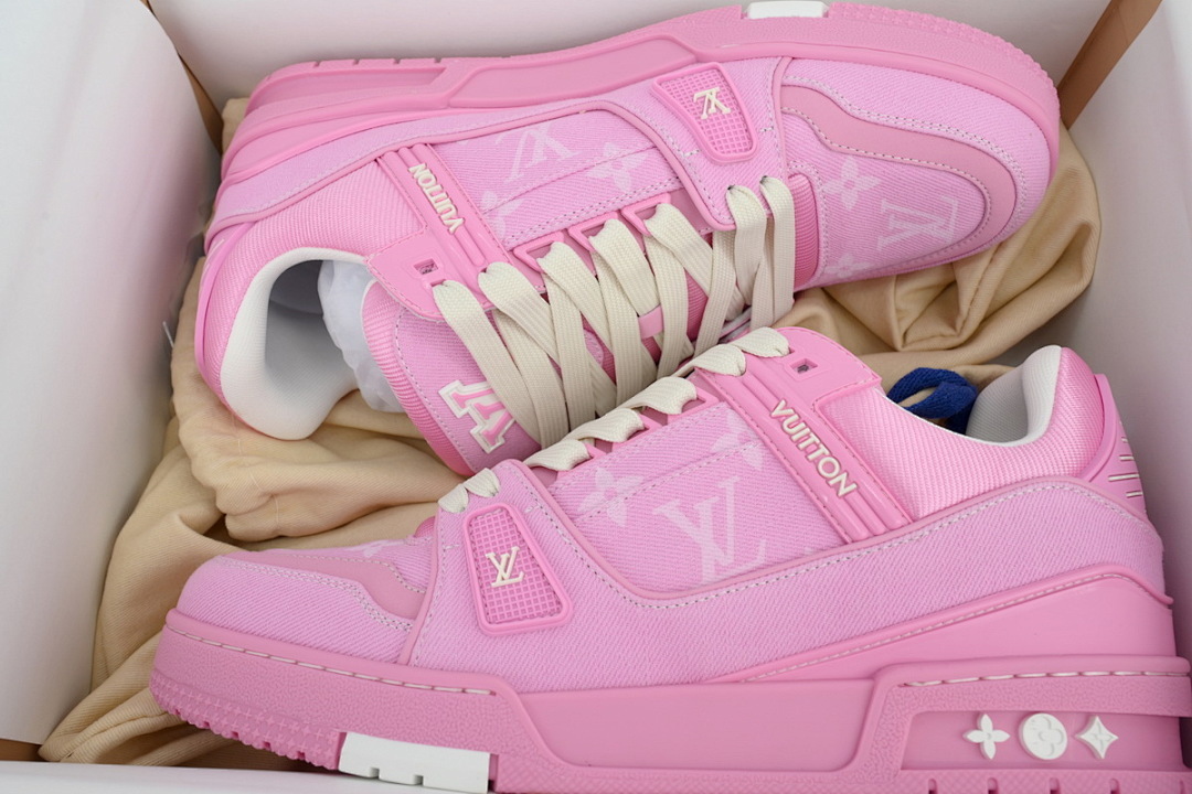 FC God Batch Louis Vuitton Trainer Pink Cowboy 1