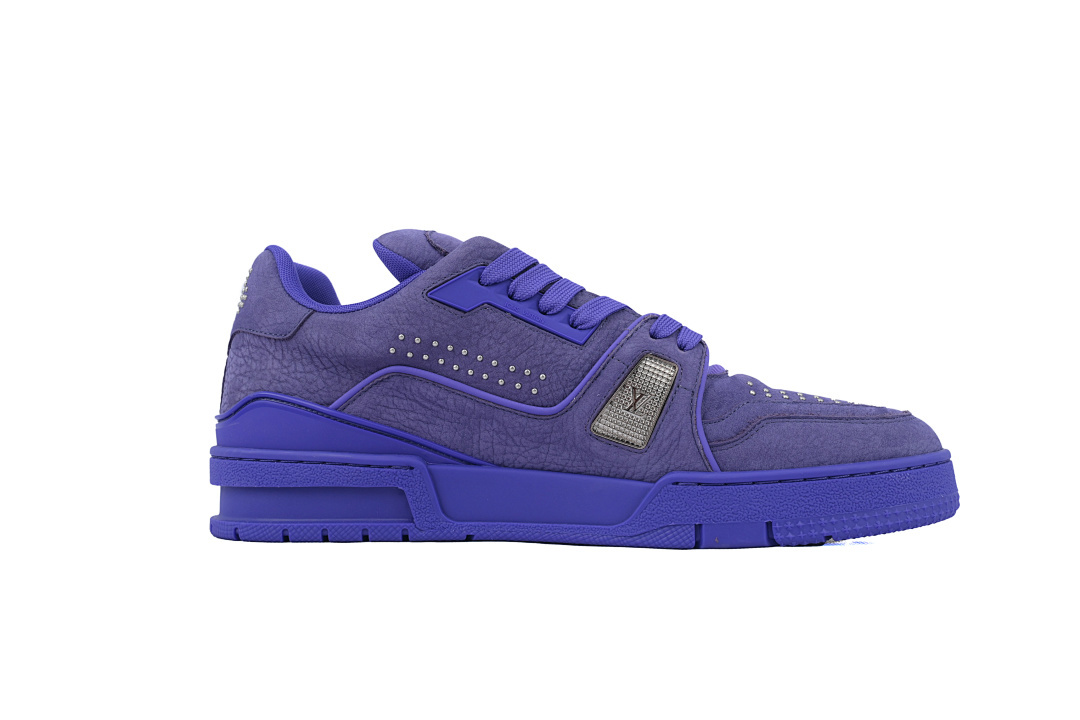 FC God Batch Louis Vuitton Trainer Purple Rivet